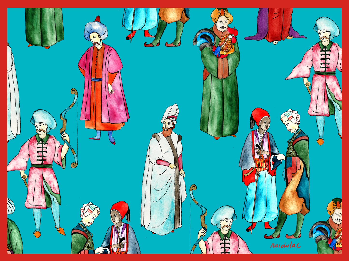 Placemat Ottomans