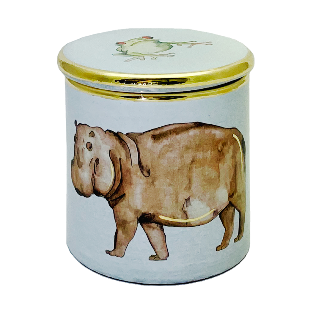 Scented ceramic candle Hippo